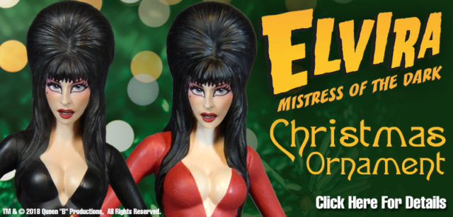 Elvira Christmas Ornament