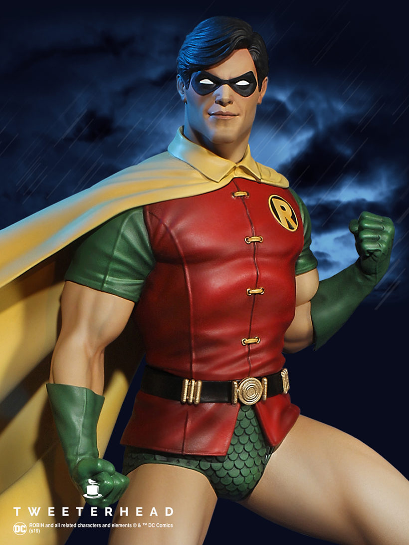 tweeterhead robin statue