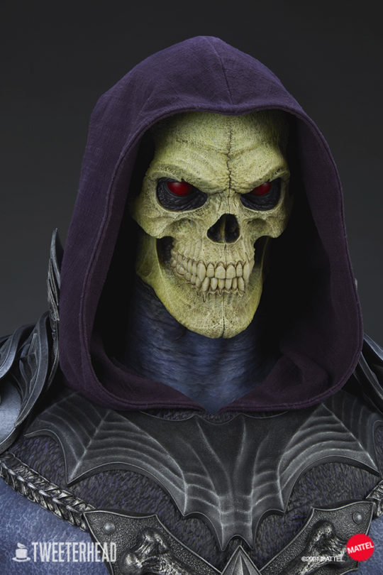 skeletor life size bust