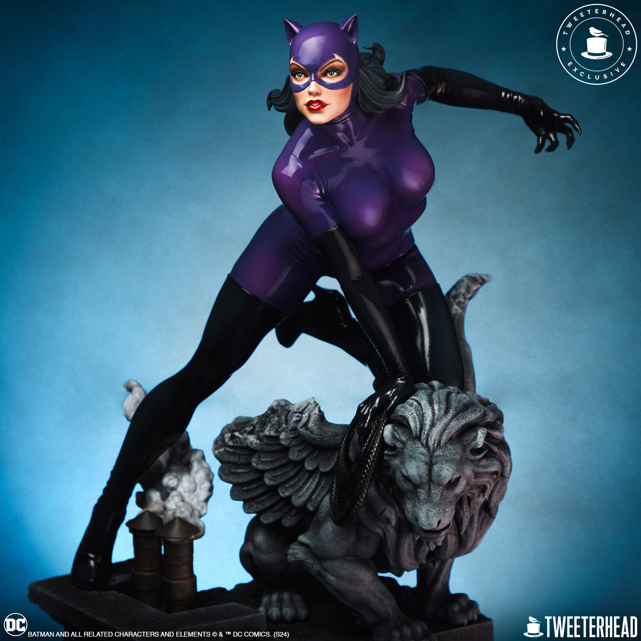 Tweeterhead Catwoman Purple Variant Maquette